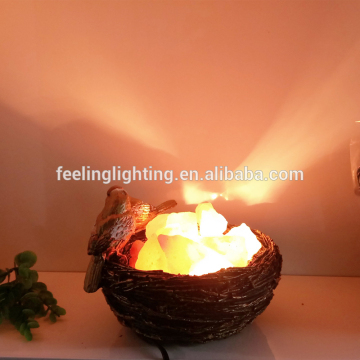 Nordic resin bird salt table lamp modern bedroom lamps china supplier