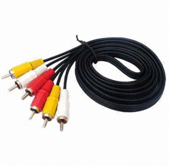 3RCA to 3RCA cable, RoHS and UL marks