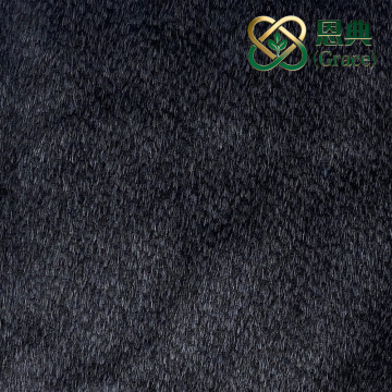 Stylish Gray and Black Faux Fur Fabric Collection