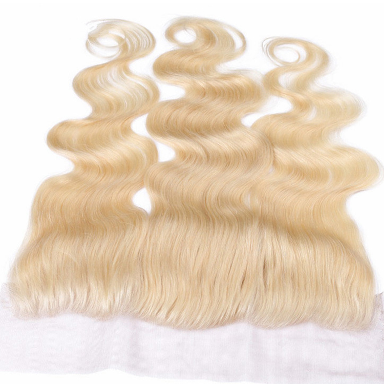 color 613 blond body wave hair shedding free virgin remy brazilian human hair weave