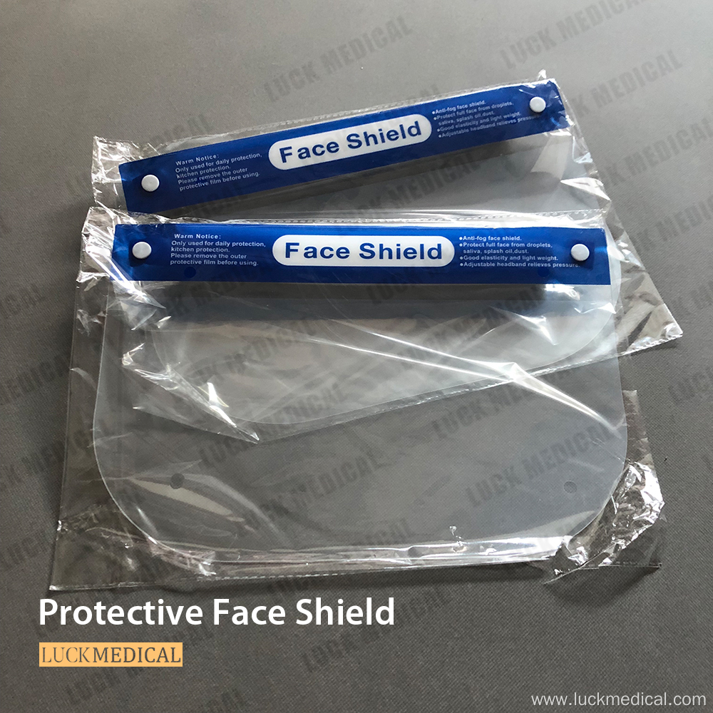 Protective Face Shield Clear Anti-Fog Adjustable