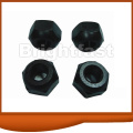 Hex Lock Nuts black