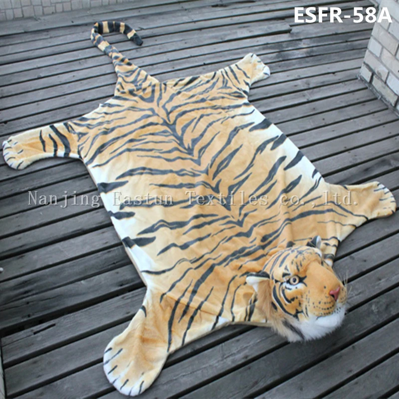 Animal Shape Faux Fur Rugs Pl-07g