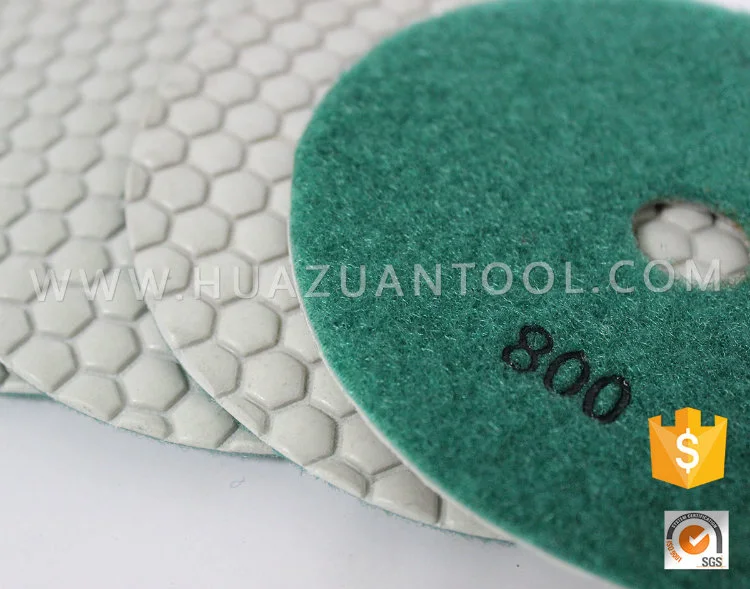 Hexagon Diamond Dry Polishing Pads for Marble and Granite