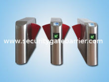 24v Dc Flap Security Gate Barrie With Led Sound Alarm Feature For Pedestrian