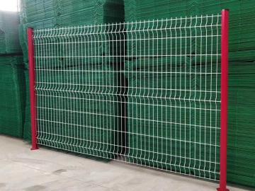 Galvanized V mesh fence 3D bending fence
