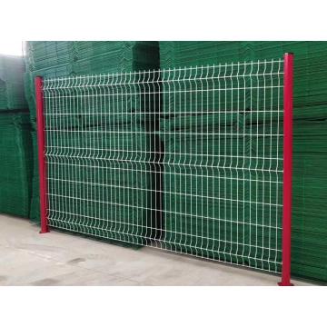 Galvanized V mesh fence 3D ดัดรั้ว