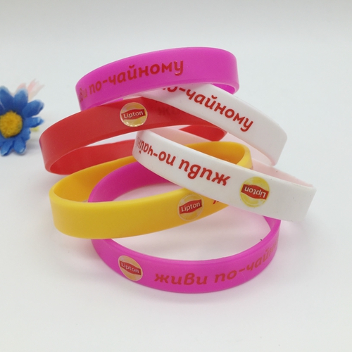 Screen printed wristbands