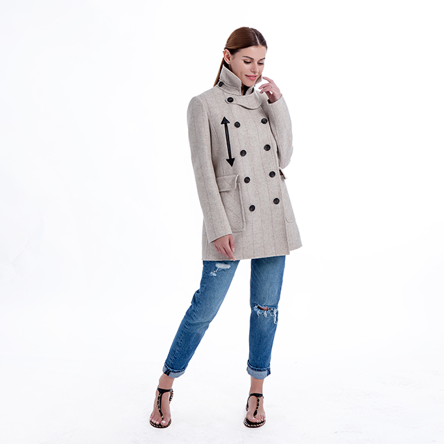 Plain Cashmere Coat