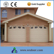 China unique 50mm thick hollow lightweight fiberglass sectional garage door