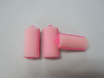 Pink Magic Velcro Hair Rollers , Pvc / Foam Beauty Hair Clip