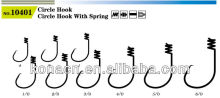 Circle fishing hooks with spring, circle hooks