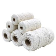 100% single twisted cotton rope for macrame rope