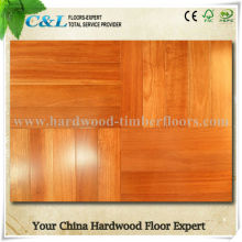 Foshan supplying natural kempas solid wooden hardwood flooring