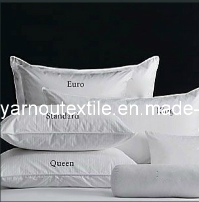 100% Cotton Downproof/Waterproof White Hotel Pillow Case and Pillow Protector (YNM021)