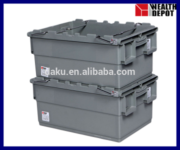 Stack Nest Plastic Storage Bins with Bars