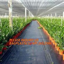 China Eco-friendly Agricultural Black PP Weaven Plastic Ground Cover, Environmental PP Woven Weed Control Fabric Mat, China Manu