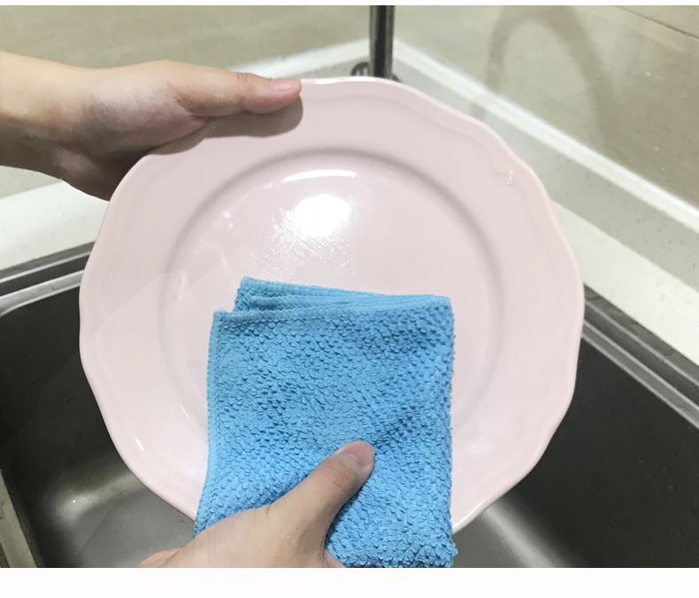 microfiber rice texture fabric towel
