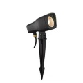 Foco de punta LED negro para exteriores