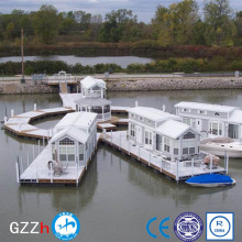 Aluminum structure floating house