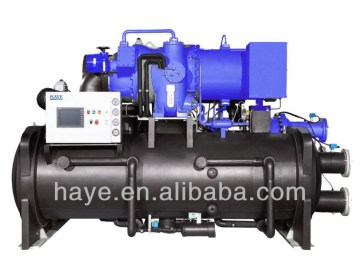 Centrifugal compressor water source water chiller