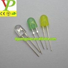 White Yellow Green 5mm 546 oval led diode