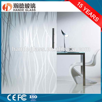 Acid etched glass/decorative glass/frost glass