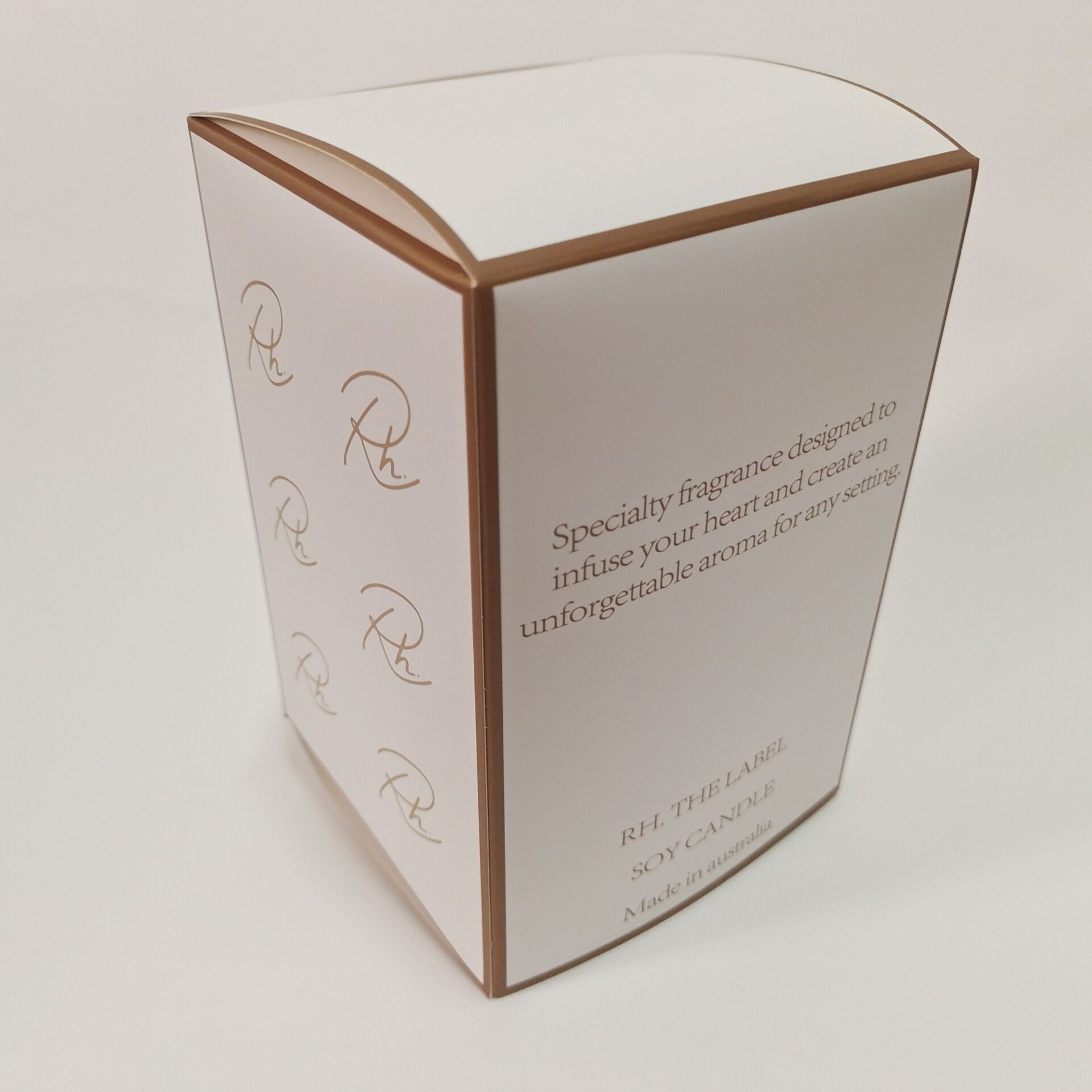 Low cost coated paper gold printed gift packaging box with logo