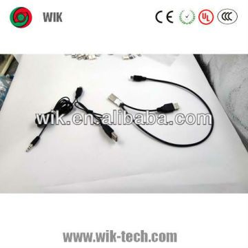 WIK high quality usb to stereo mini plug cable