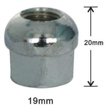 Dome top open acorn lug nuts