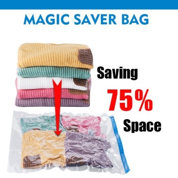 space saver compressed 75% vacuum bag for home usage