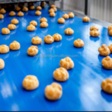 Food Grade PU Conveyor Belts for Food Processing: Rough Top Rubber Options