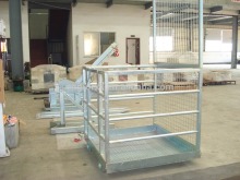 forklift working baskets maintenance platform access platform