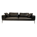 Modern Flexform Lifesteel Leather Sofa