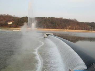 Rubber Dam, rubber gate water storage dam