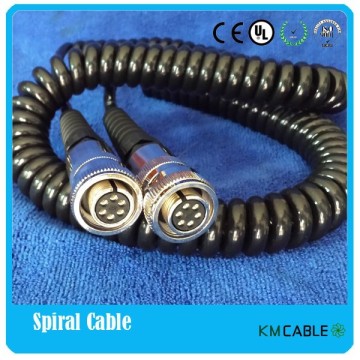 6 Cores Asphalt Spreader Spiral Power Cables