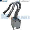 Dual channel industrial welding smoke dust cleaner