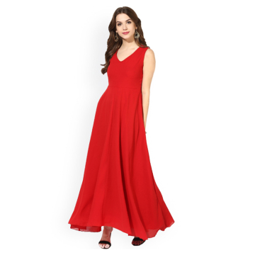 Red sexy sleeveless dress size xxxl ladies dinner women dresses
