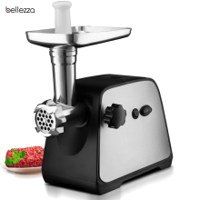Electric Meat Grinder with 2 Grinding Plates, Vegetable Mincer & Reverse Function
