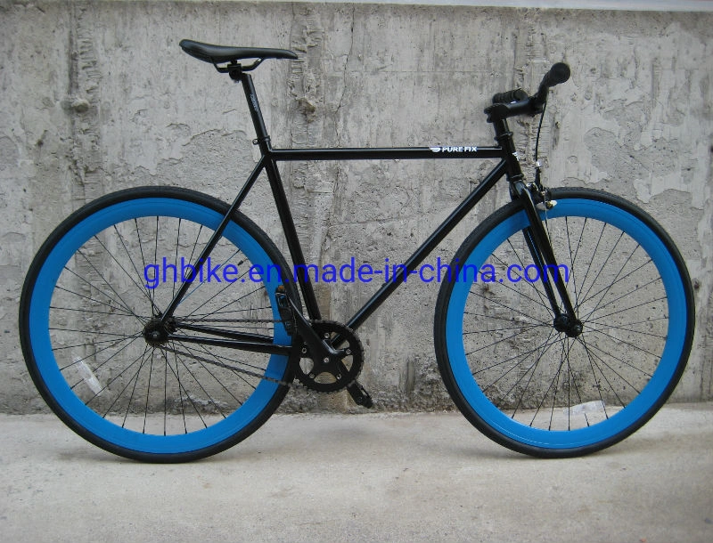 700c Single Speed Silver Color Hi Ten Steel Racing Bicycle Sports Bikes Cycling Fixed Gear Bikes