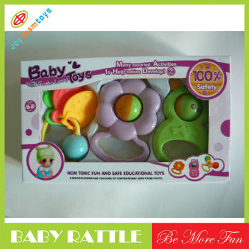 JTI90022 baby loves toys happy baby rattle