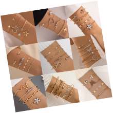 Stunning Lucky Women's Heart Design Bracelets: Diamond-Encrusted Butterfly Chain Accessory