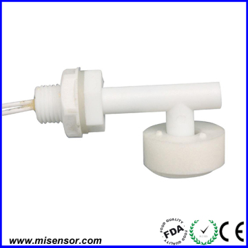 Horizontal magnetic float level switch