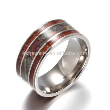 Fashion rings jewelry camo ring wide band ring for gift, engagement,wedding occasion