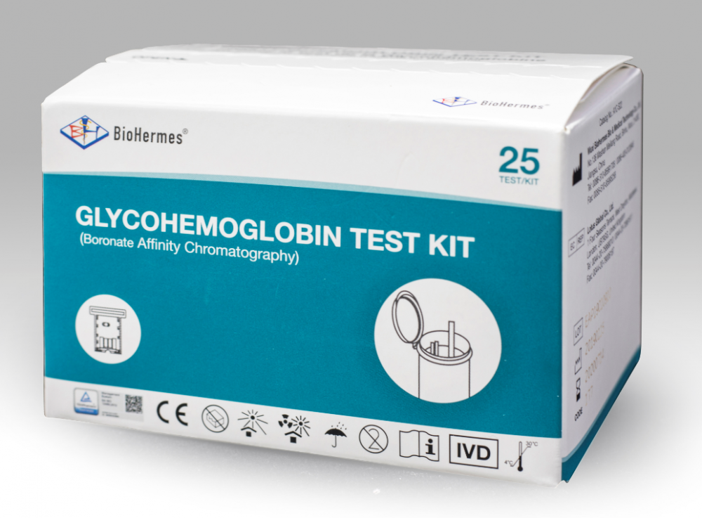 Klinik bänkskiva hemoglobin A1c testpaket