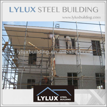 Metal building house,steel structure prefab villa construction