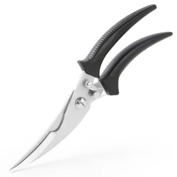 Stainless Steel Chicken Bone Scissors with PP Handle - Multifunctional Kitchen Tool