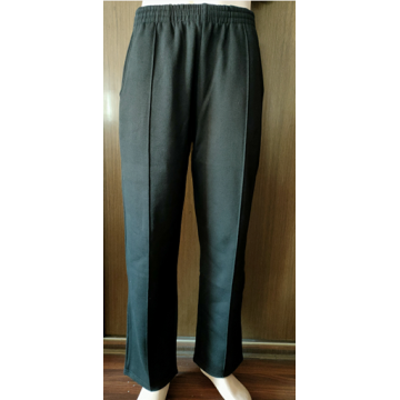 Pantalon de taille élastique de couleur unie