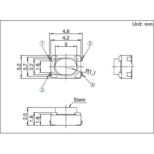 Sakelar Sakelar Sentuh Lampu Tipe Mount Surface