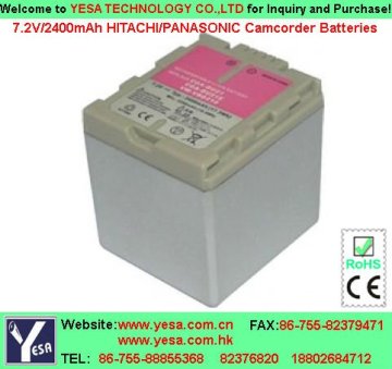 Battery for PANASONIC Professional Camcorder CGA-DU07A